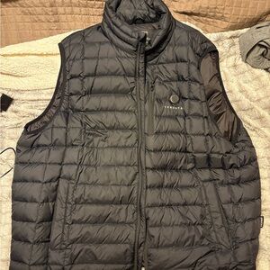 Heated Electric Men's Black Puffer Vest